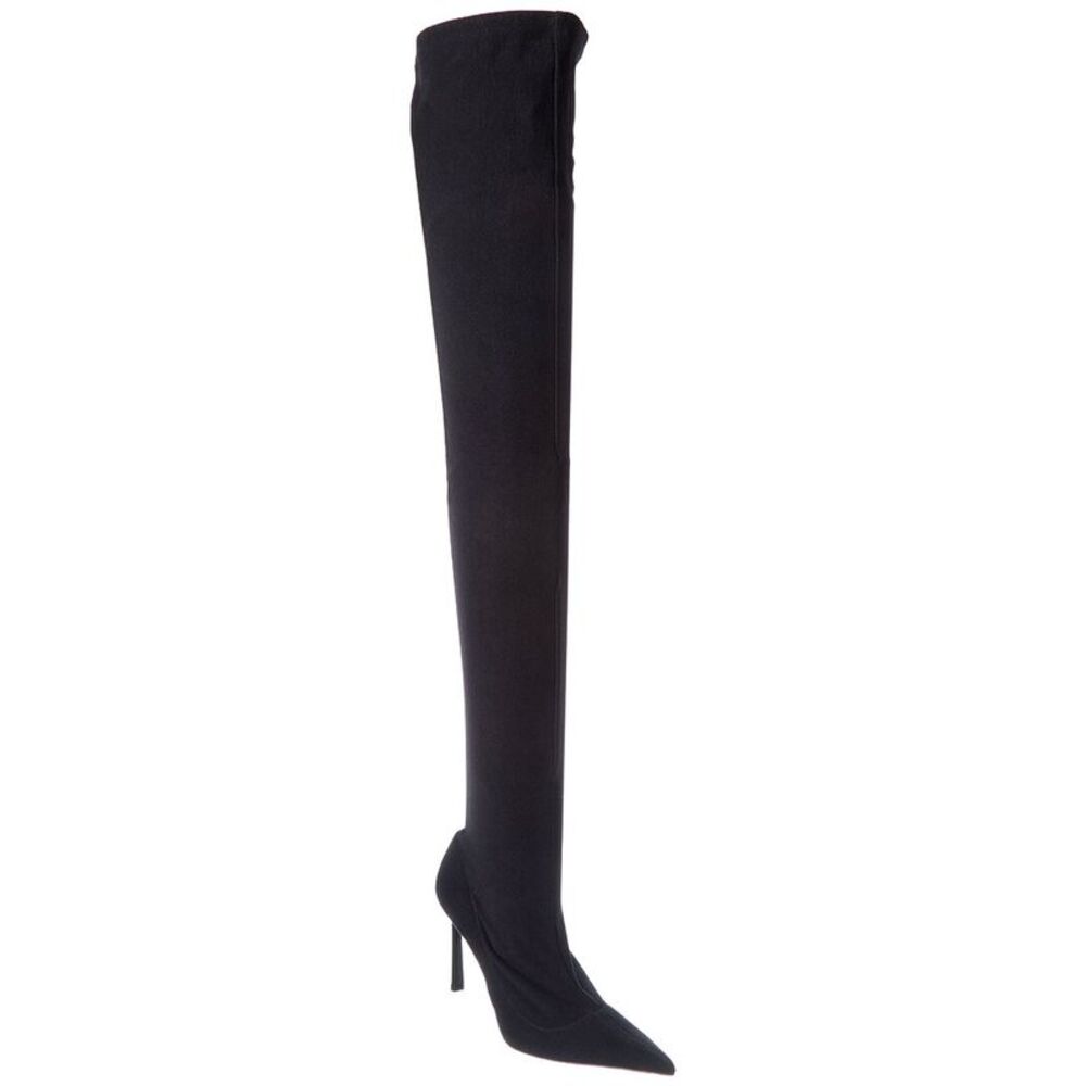 Sergio Rossi Wolford 95 Over-The-Knee Boot, Black